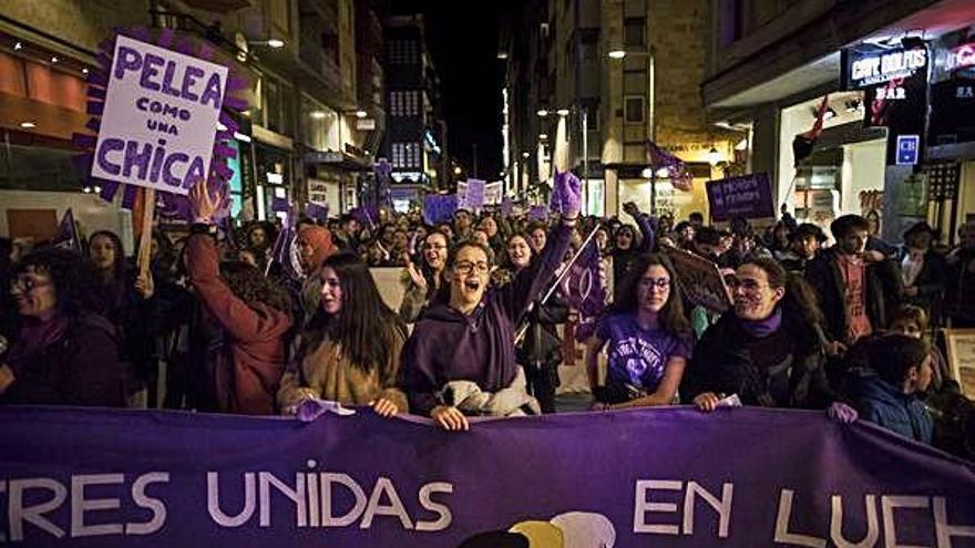 Imagen de la manifestación del 8 de marzo de este año en Zamora.