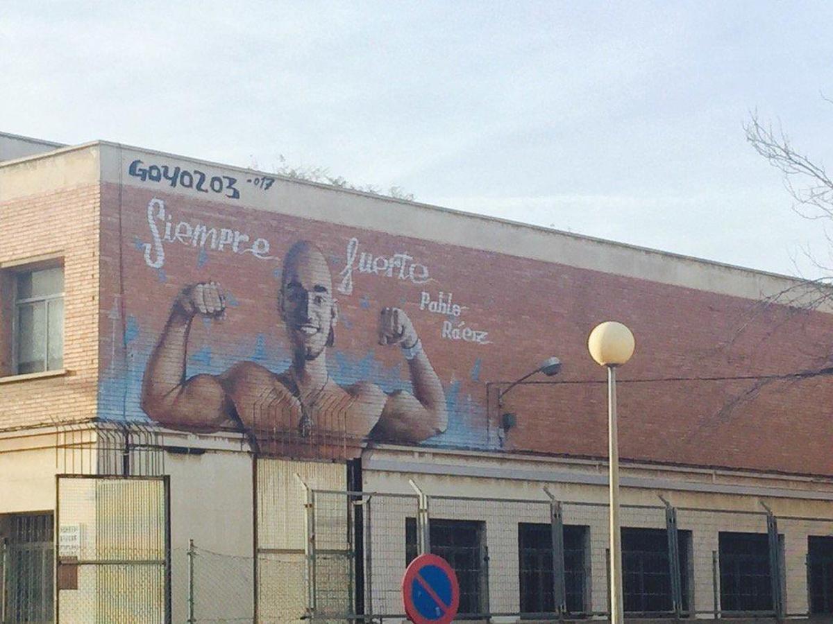 El mural de Pablo Raez en el IES Isaac Peral