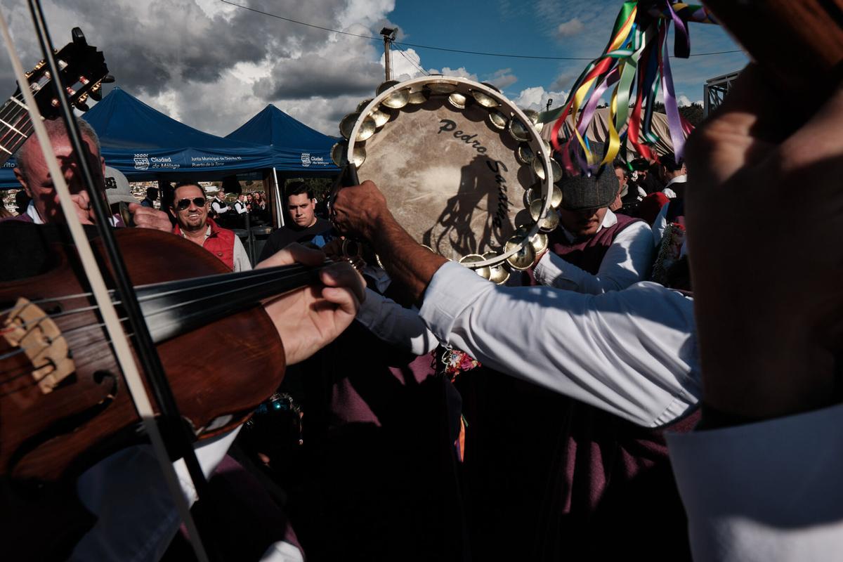 Celebración de la Fiesta Mayor de Verdiales en Puerto de la Torre