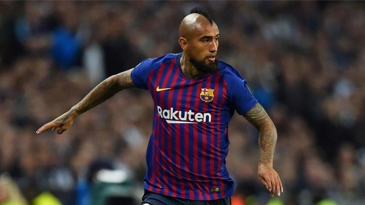 Arturo Vidal, durante un partido