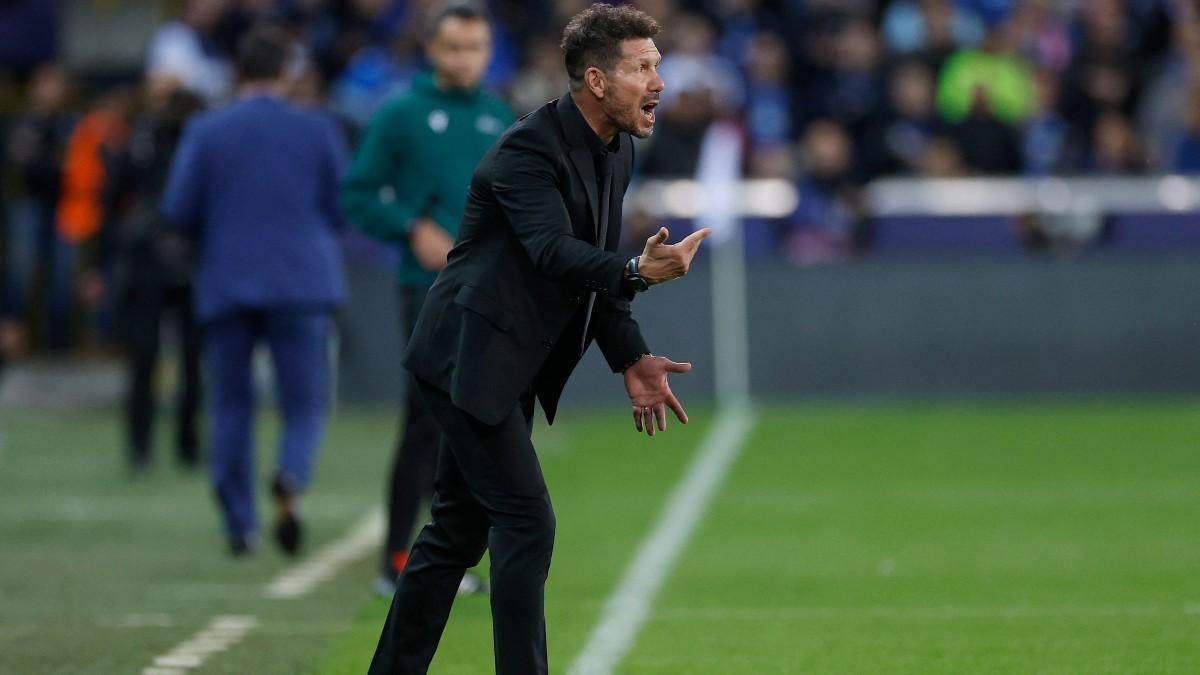 Simeone, entrenador del Atlético de Madrid