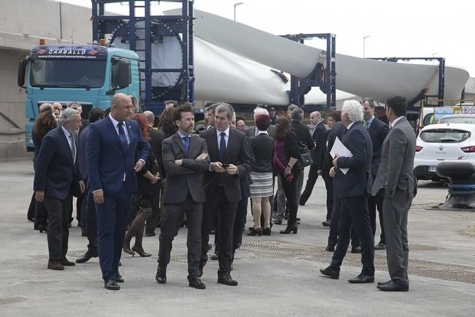 inauguración del puerto de granadilla por el ...