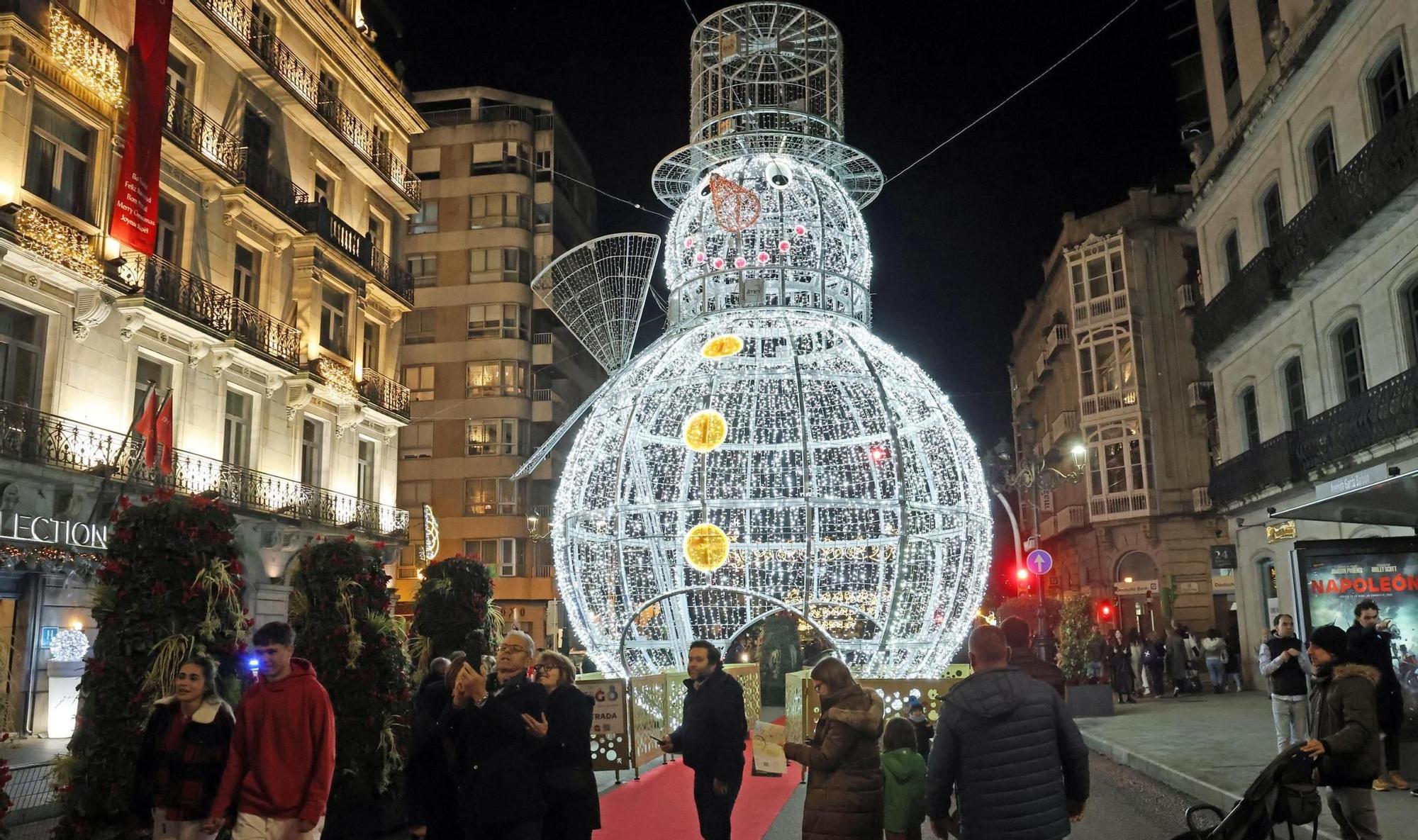 La Navidad de Vigo ya deslumbra al mundo