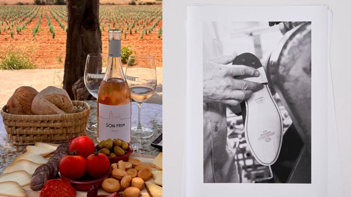 Lottusse stellt in Handarbeit mit die besten Schuhe der Insel her, die Bodega Son Prim mit die besten Weine.