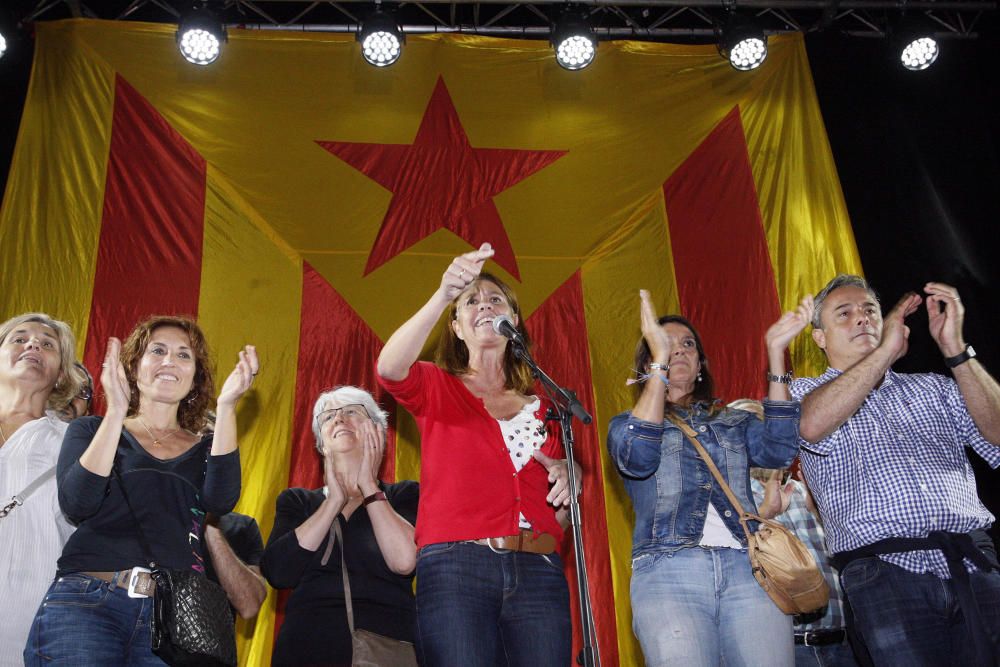 Manifestació històrica a Girona per rebutjar la violència policial l'1-O