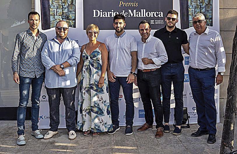 Joan Moyà (Licors Moyà), Tommy Ferragut, Marga Canet (Licors Moyà), Joan Matas, Rafael Ballester, Luis Pérez y Tomeu Salom.