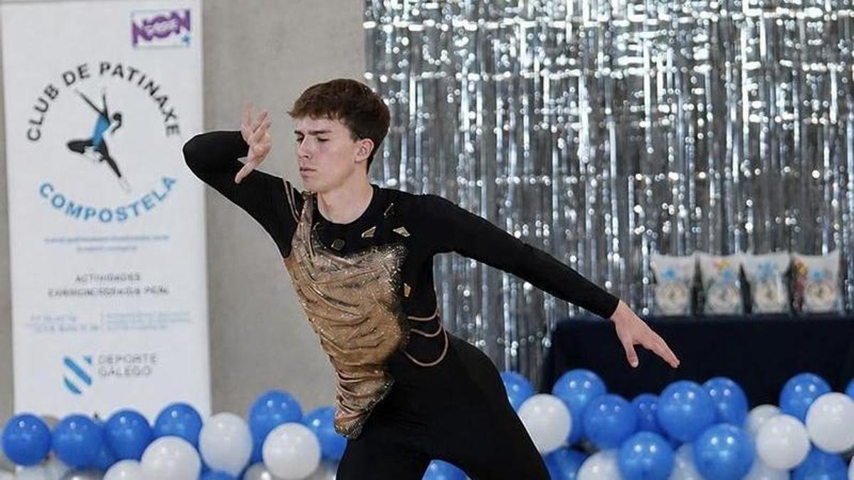 POLIDEPORTIVO COMPOSTELA | Patinaje: Oriel Rivas, desde Santiago hasta el Nacional júnior