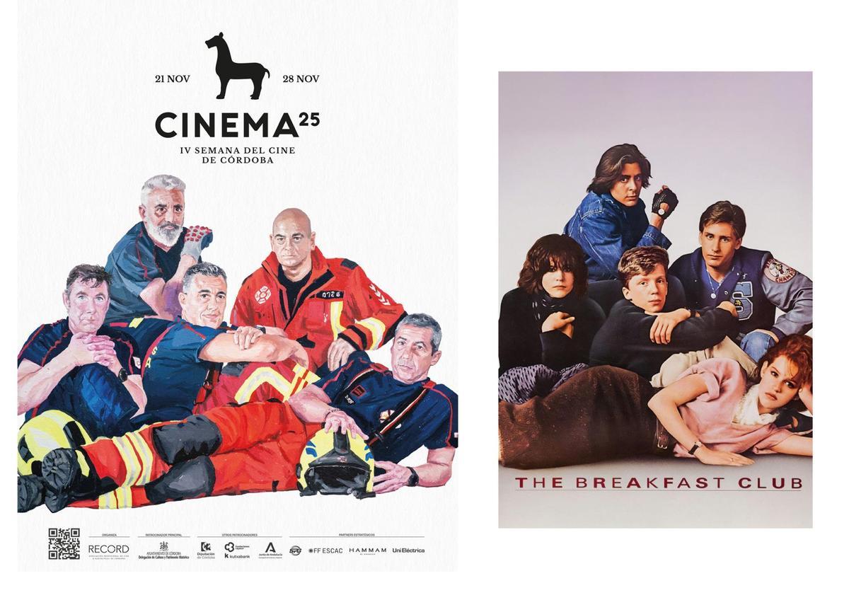 Compartiva del cartel CINEMA25 con 'El Club de los cinco'.