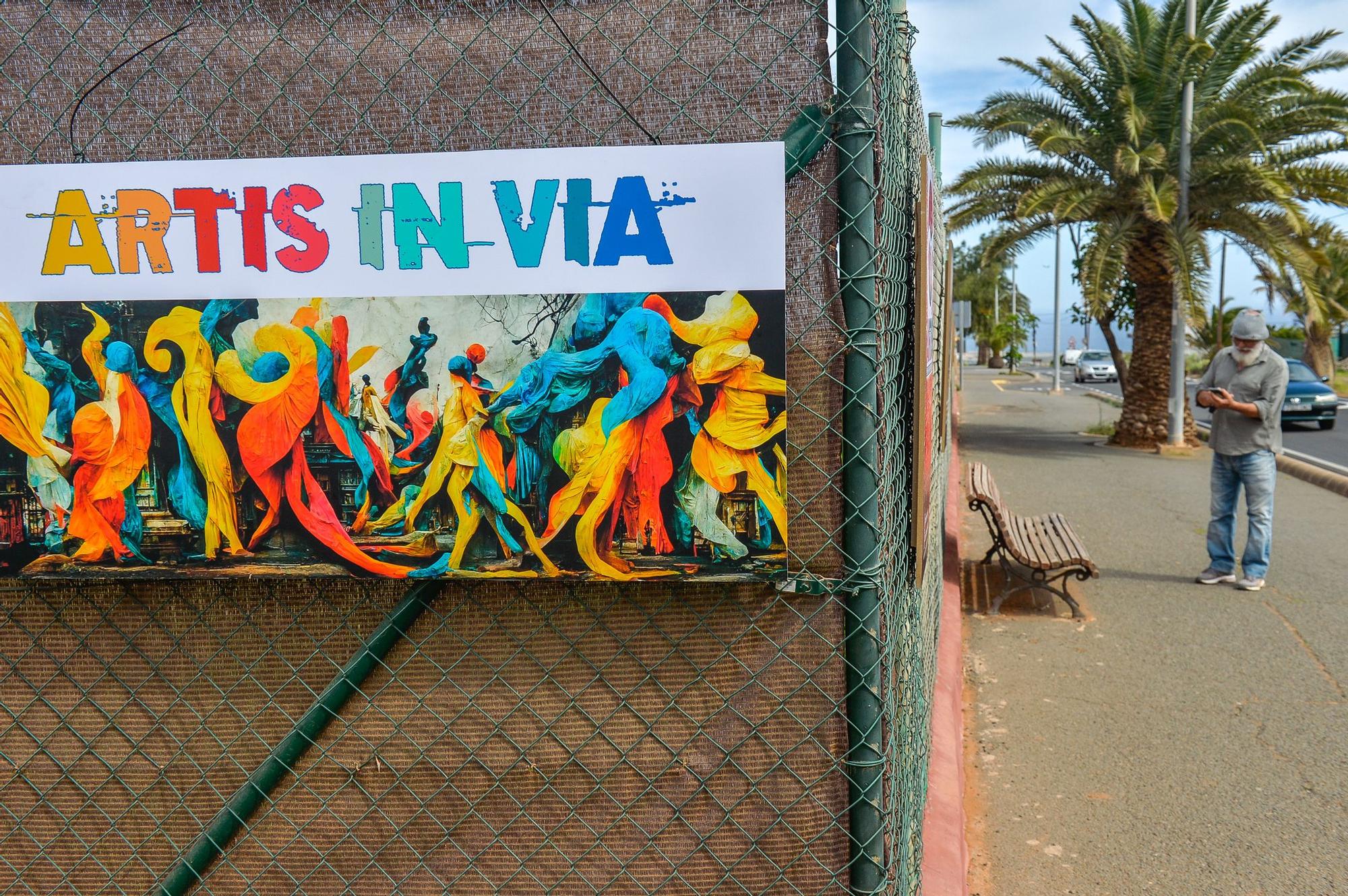 'Artis in vía', ruta de exposición en la calle, en Ingenio