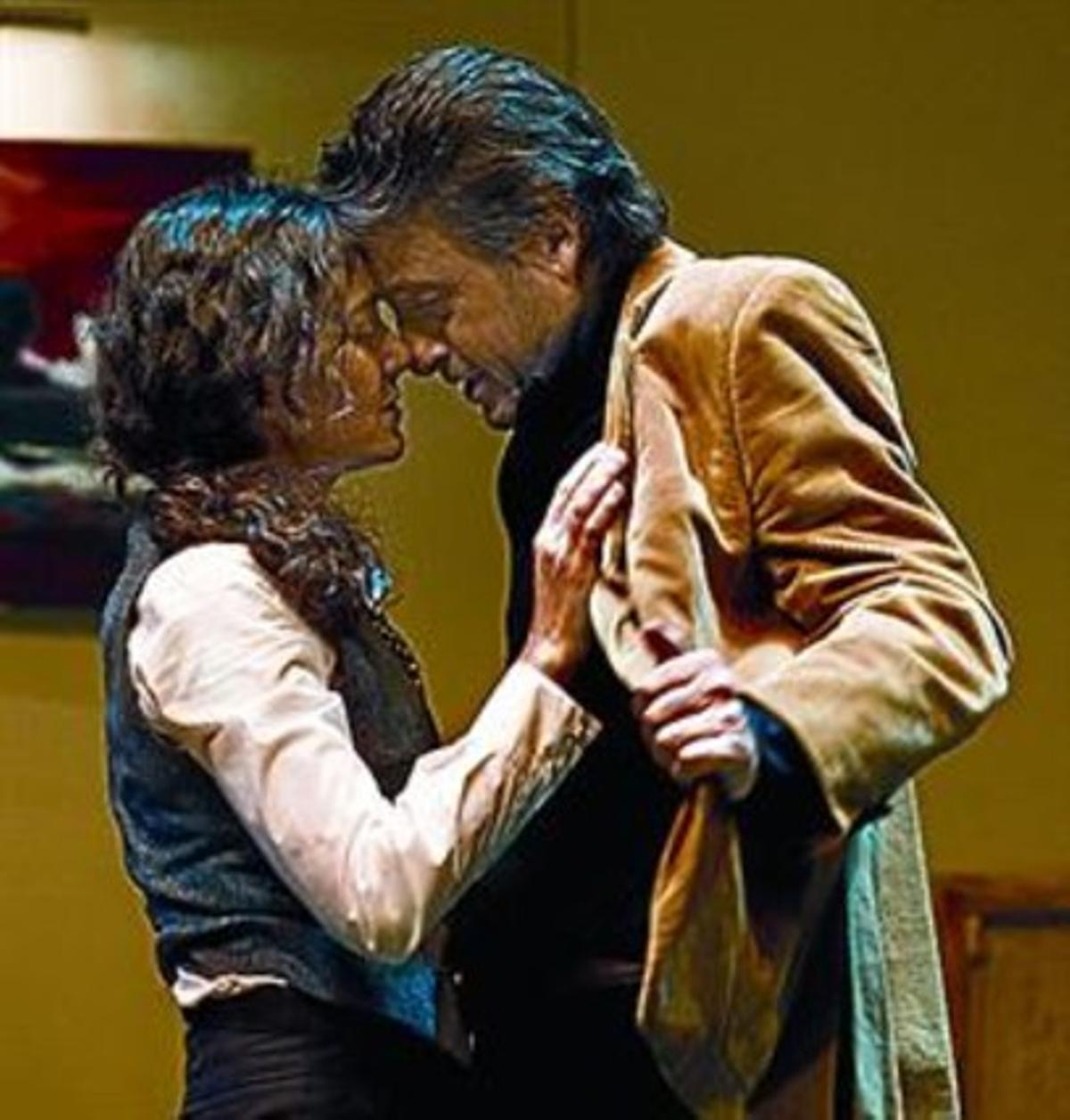 Laura Conejero i Ramon Madaula, a l’obra. Laura Conejero i Ramon Madaula, a l’obra.