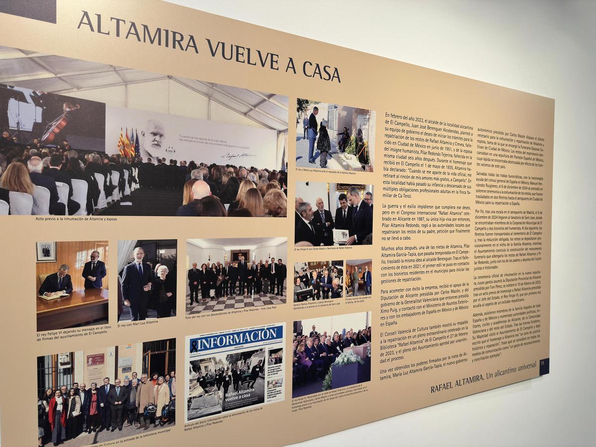Detalle de la exposición