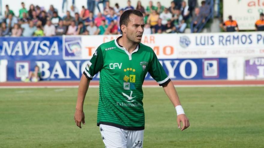 Jesús Rubio, durante su etapa en el Villanovense.