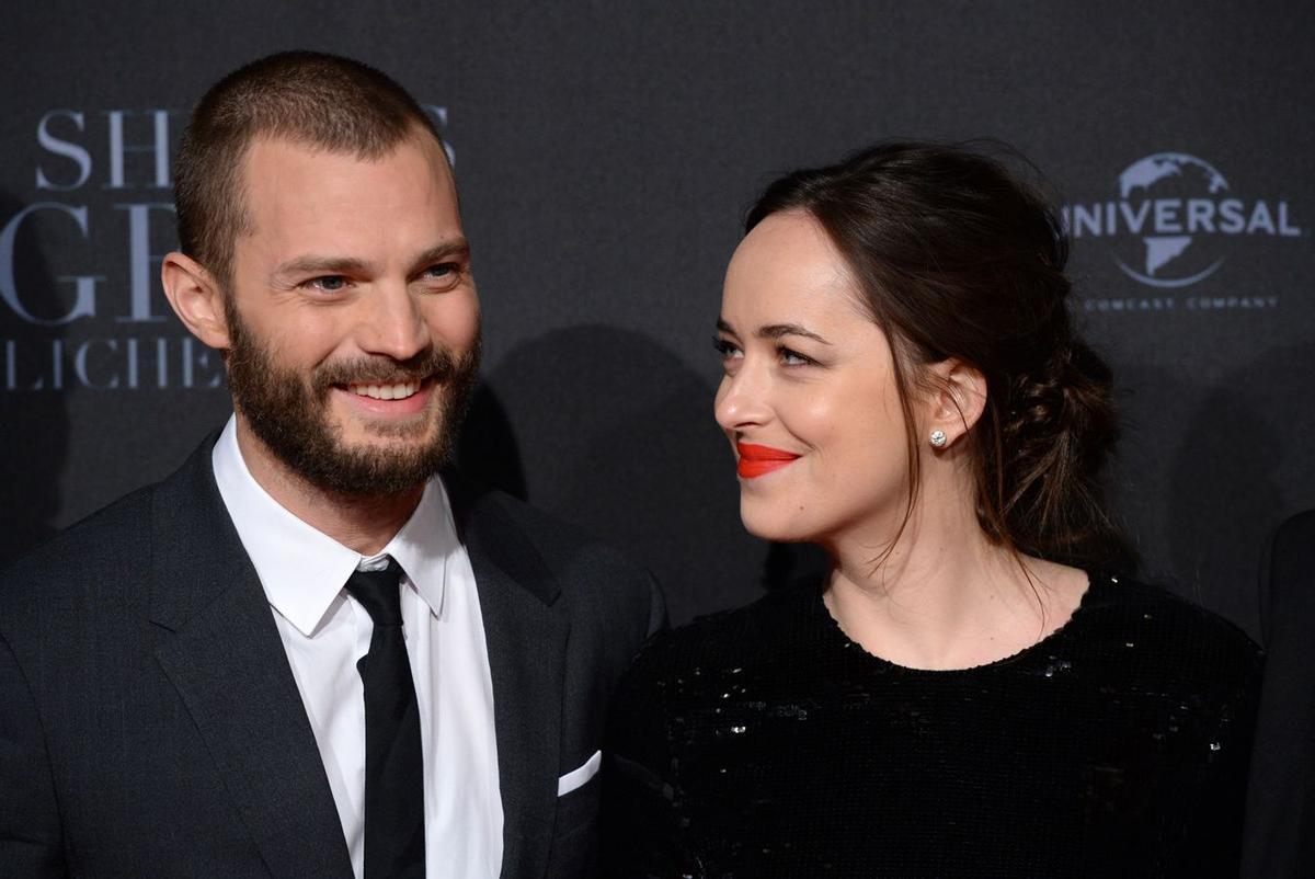 Estreno '50 sombras más oscuras' Hamburgo: Jamie Dornan y Dakota Johnson