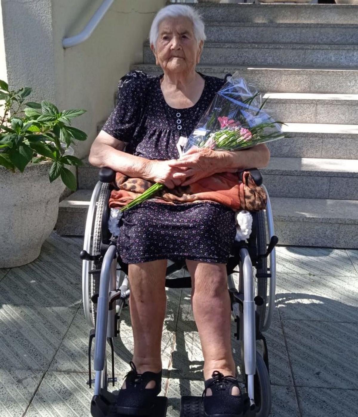 Aurelia Prieto celebra su 108 cumpleaños en la residencia San Agustín