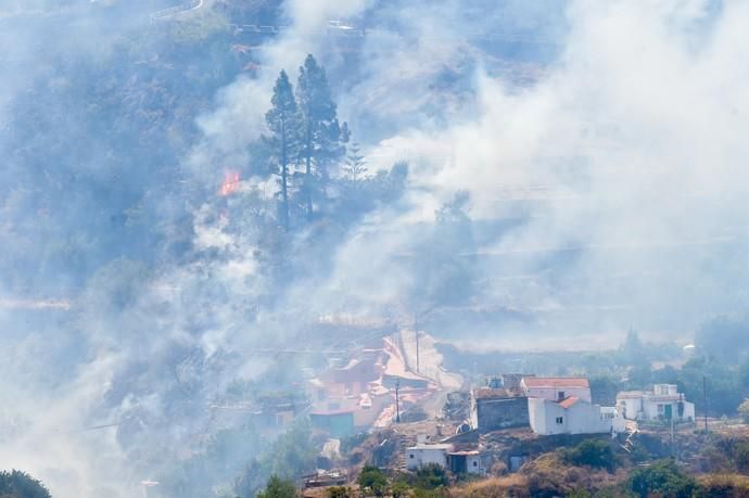 11-08-2019 Artenara. Segundo día del incendio en la cumbre  | 11/08/2019 | Fotógrafo: Andrés Cruz