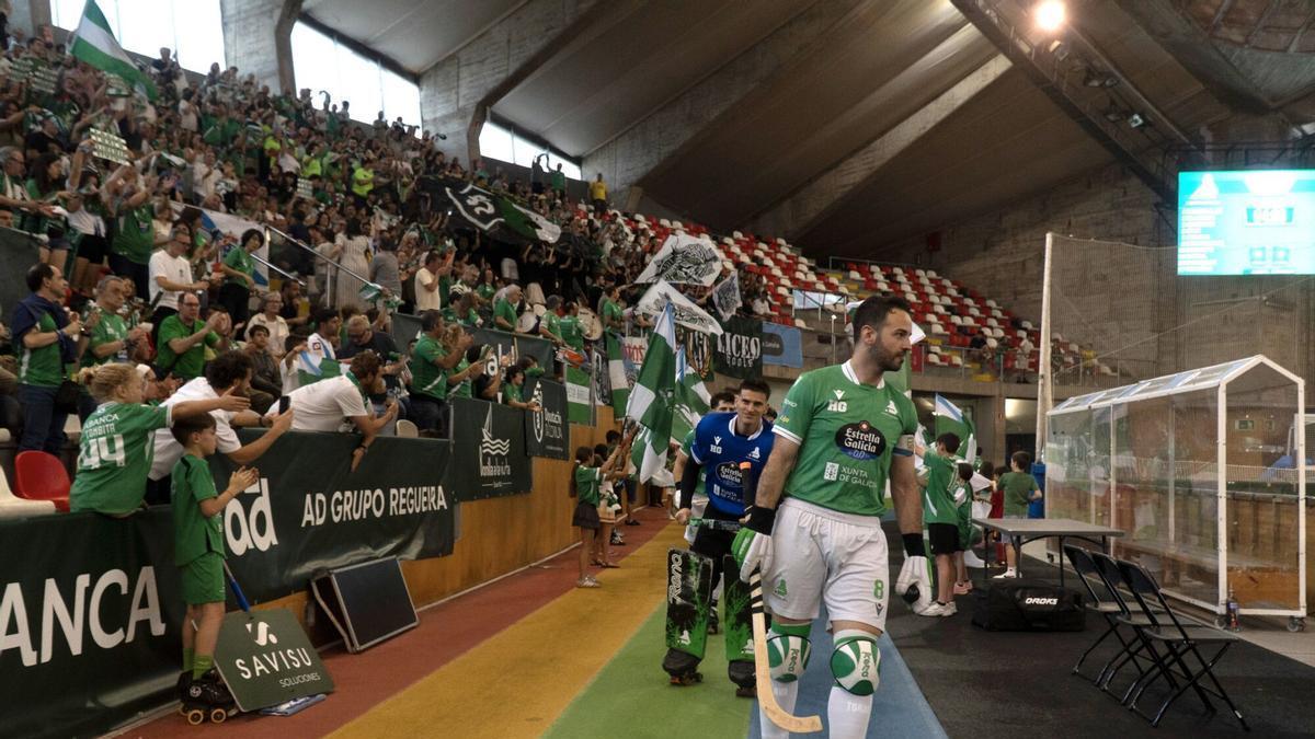 La fiesta del Liceo en el Palacio de Riazor para acercarse al título de la OK Liga