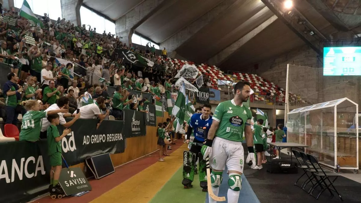 La fiesta del Liceo en el Palacio de Riazor para acercarse al título de la OK Liga