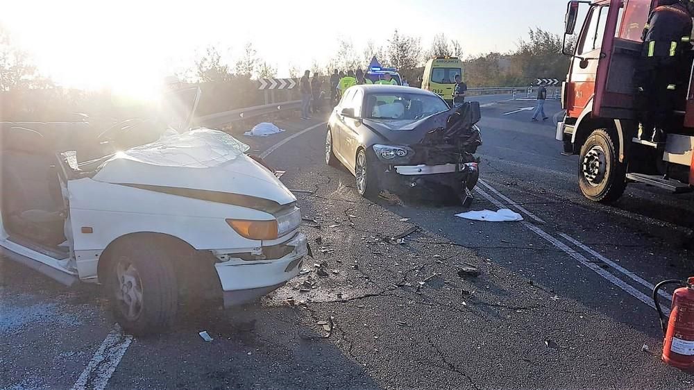 Accidente de tráfico en la GC-1 (a la altura de Pasito Blanco)