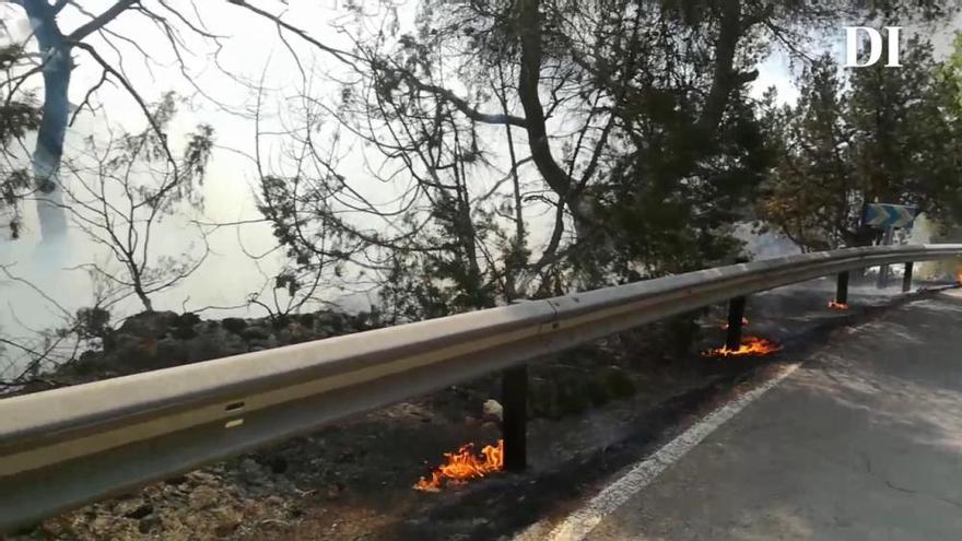 Tercer incendio en Cala Saona, Formentera