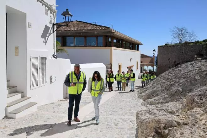 Galería: imágenes de las obras en Dalt Vila
