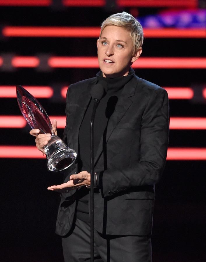 Ellen DeGeneres en los People's Choice Awards
