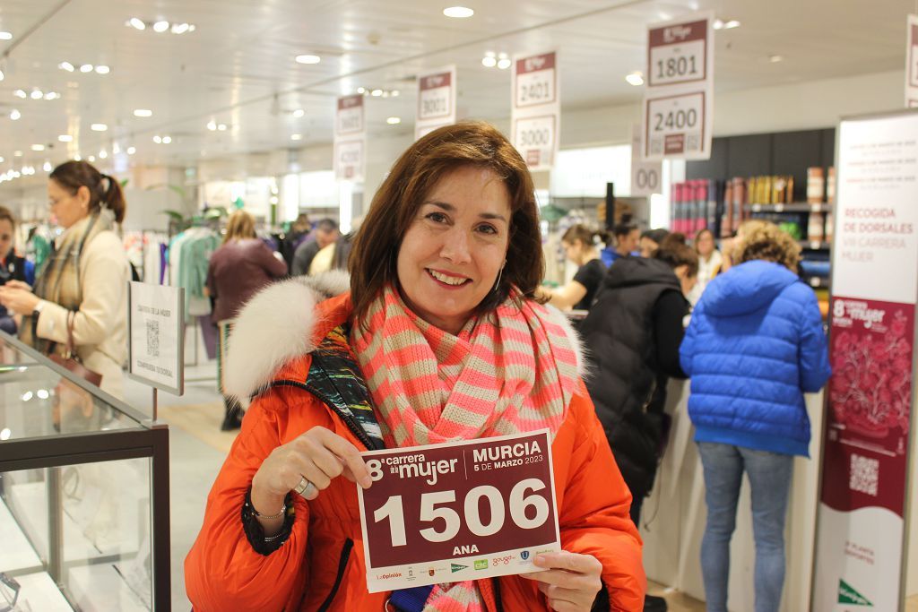 Entrega de dorsales de la Carrera de la Mujer 2023 (viernes por la mañana)