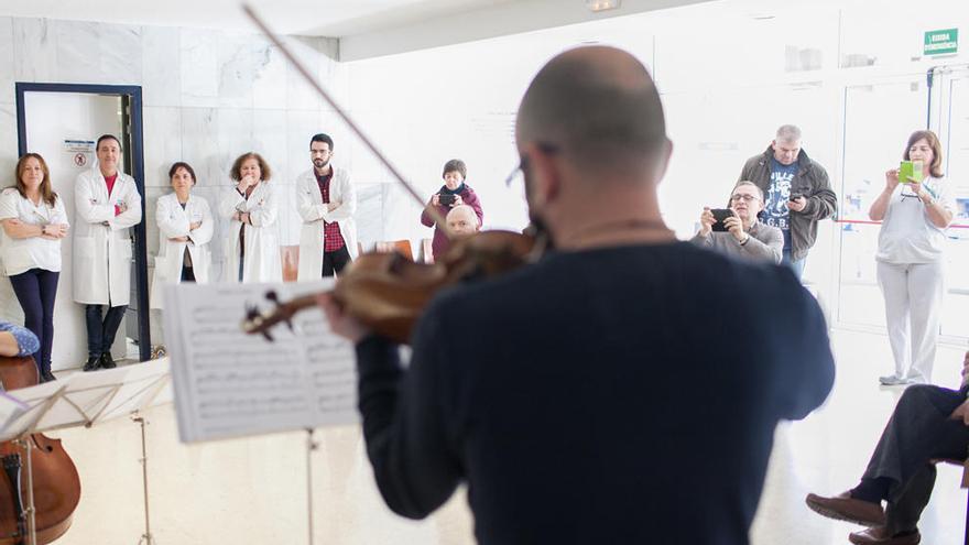 Música de alivio en el hospital