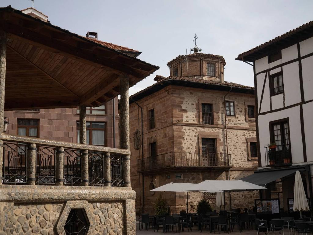 Plaza de La Verdura, en Ezcaray