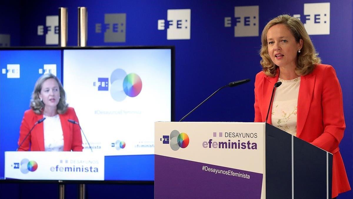 zentauroepp49711131 graf6620  madrid  05 09 2019   la ministra de econom a y emp190905132019