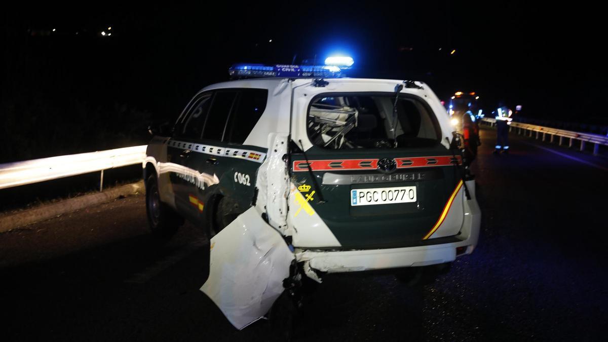 Muere un guardia civil arrollado por una furgoneta en la Autovía Minera