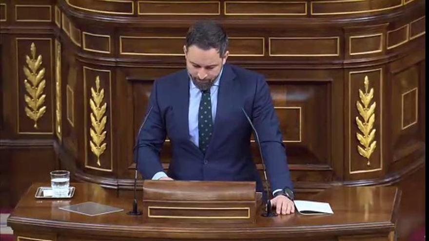 Abascal: "Quizá debamos ofrecer a esta Cámara una segunda moción de censura"