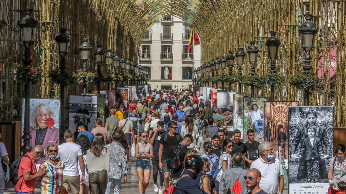 Fotos de la exposición 'Out Flamenco' de la calle Larios