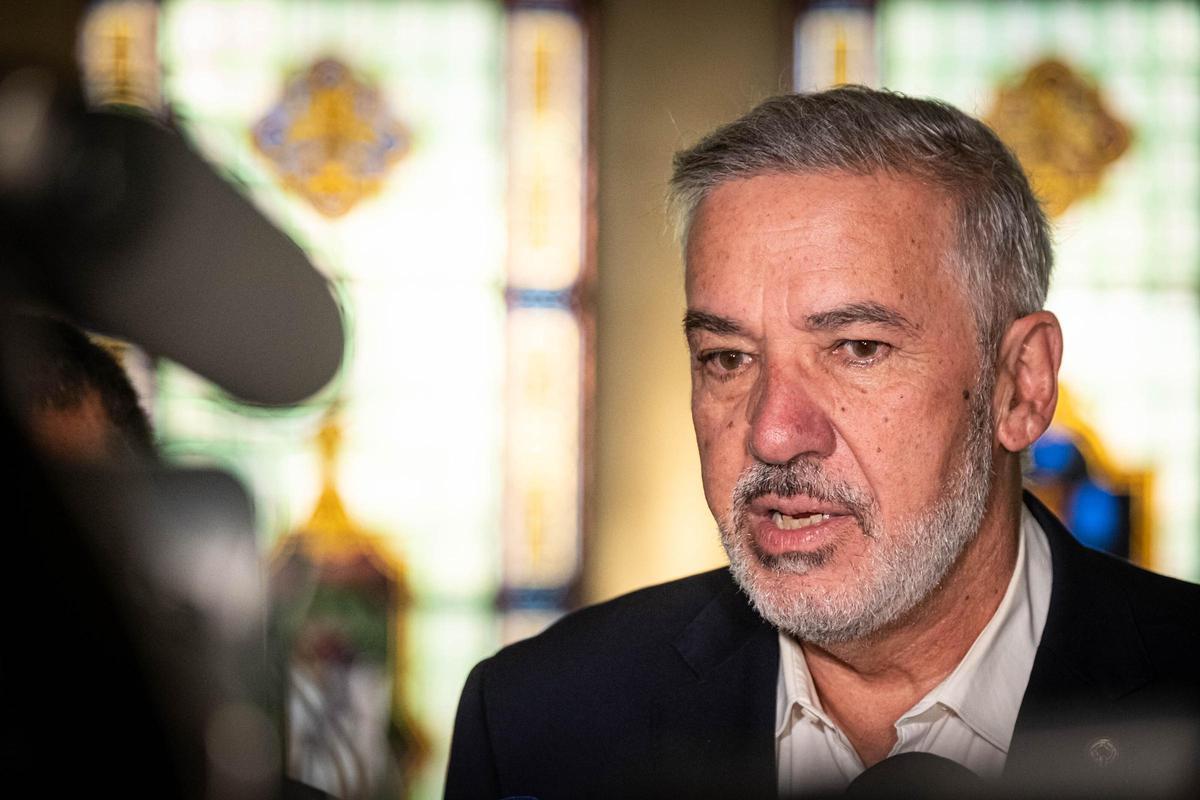 El rector de la Ulpgc Luis Serra.
