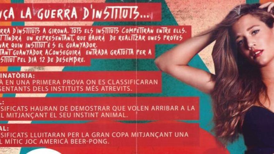 La Generalitat obre un expedient a una discoteca per «la Guerra d&#039;instituts»
