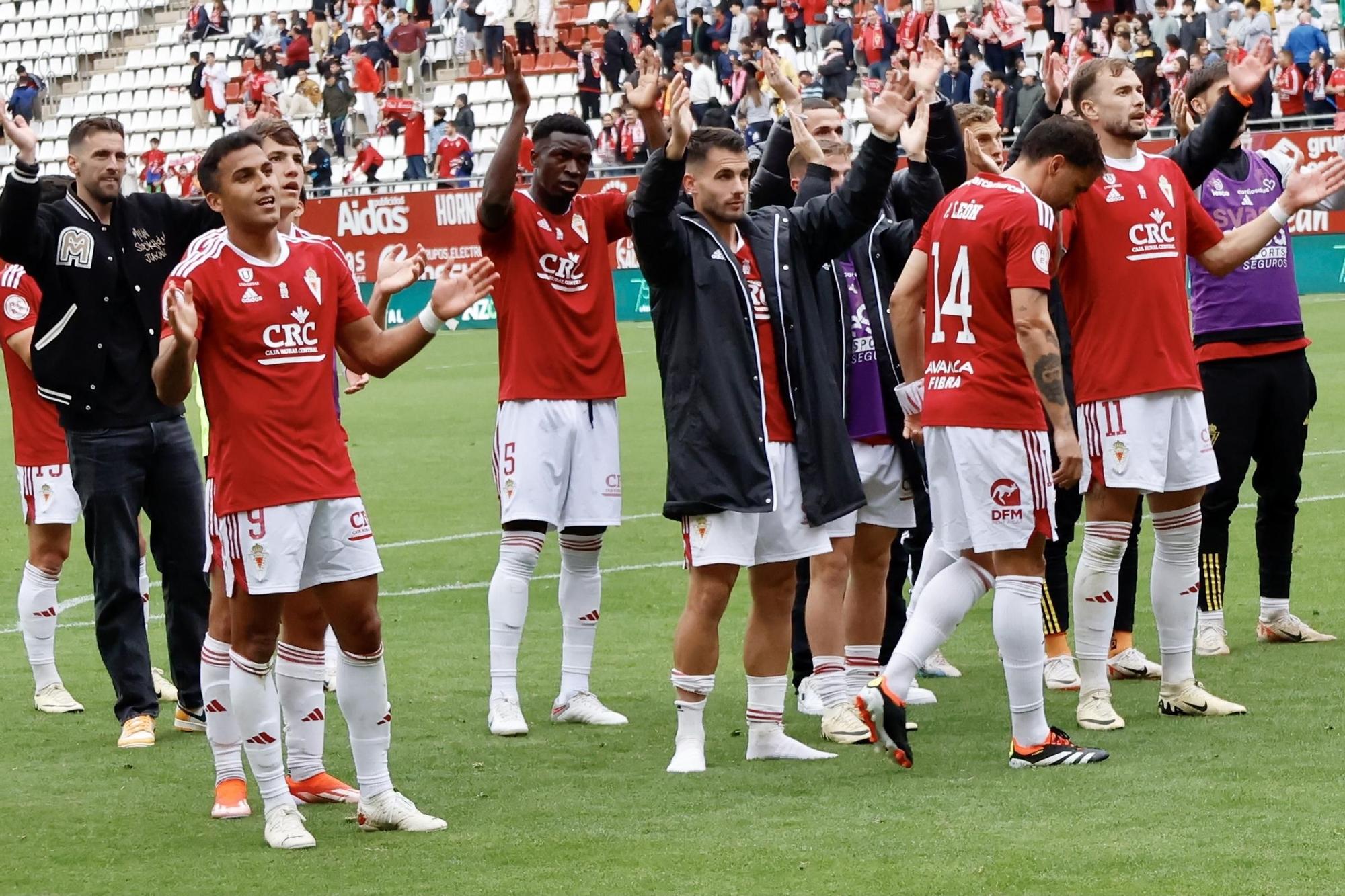 La victoria del Real Murcia contra el Ceuta, en imágenes