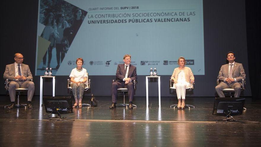 Alcón urge a Puig mejor financiación para atar el futuro de la universidad