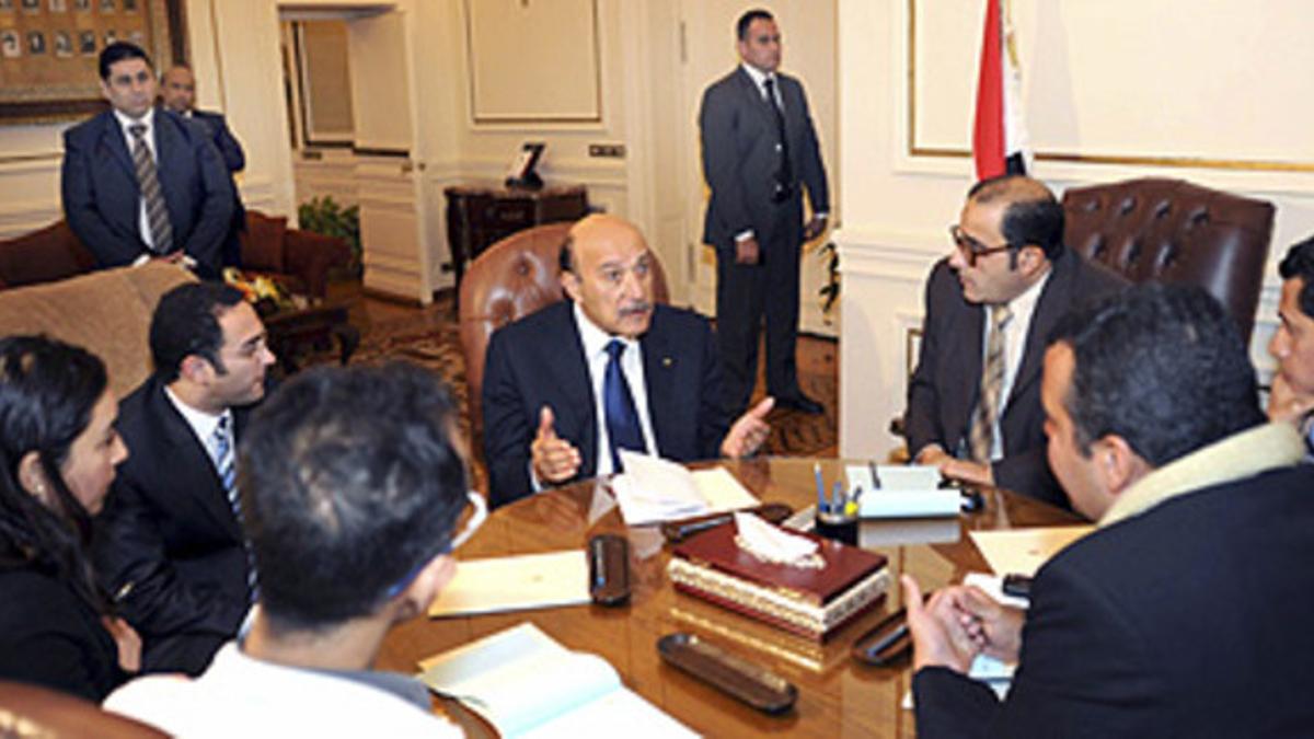 Reunión de Suleimán con representantes de la oposición