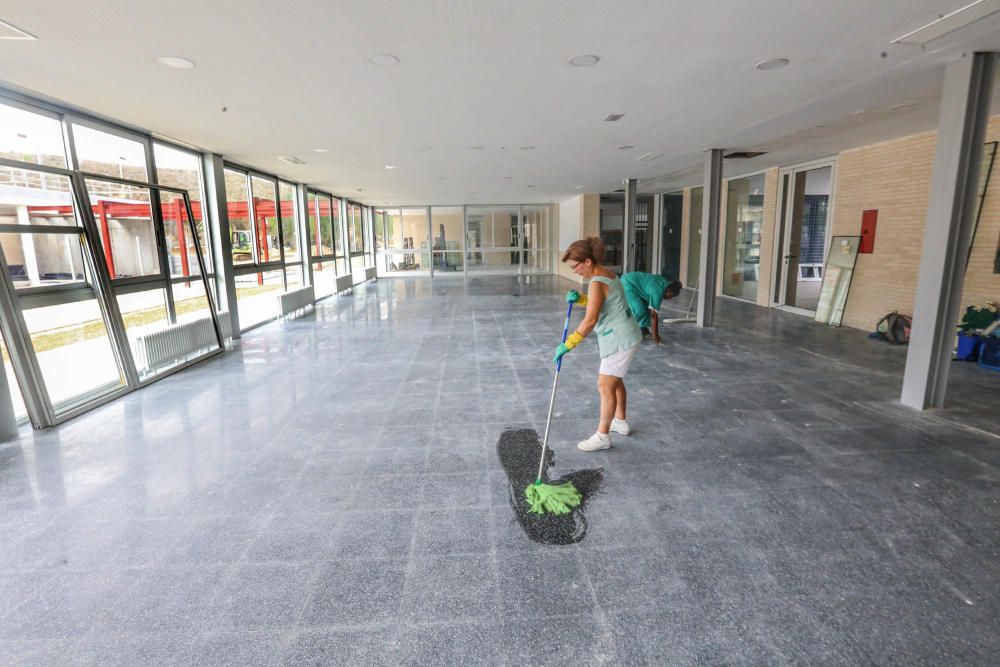 Obras en el nuevo colegio de Rojales.