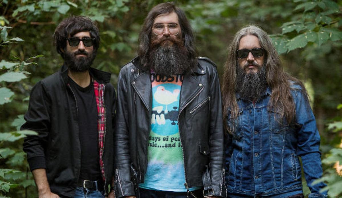 Rubén Marrón, Javier Vielba y Guillermo Aragón, los tres músicos de Arizona Baby.