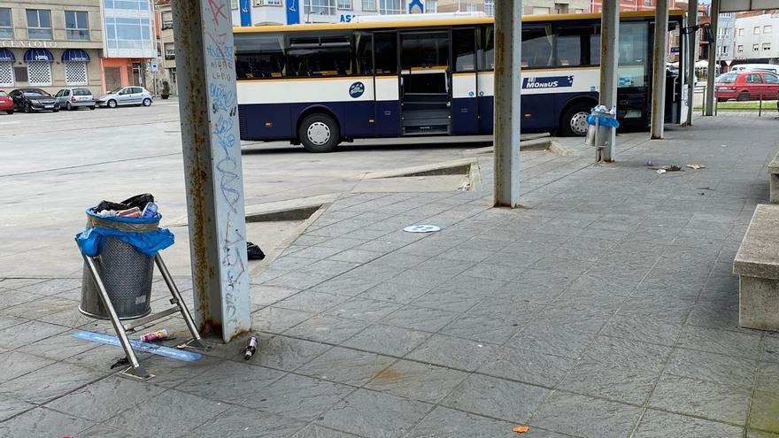 La estación de autobuses grovense.