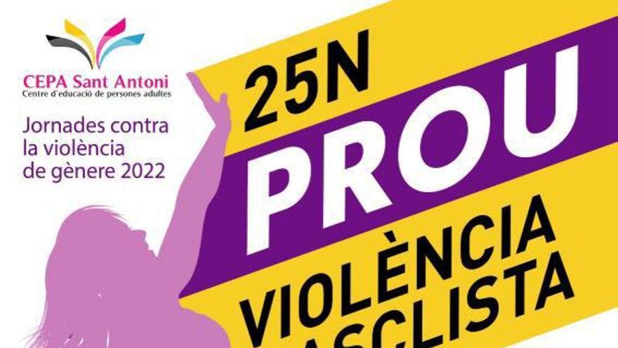 Jornadas contra la violencia de género en el CEPA de Sant Antoni