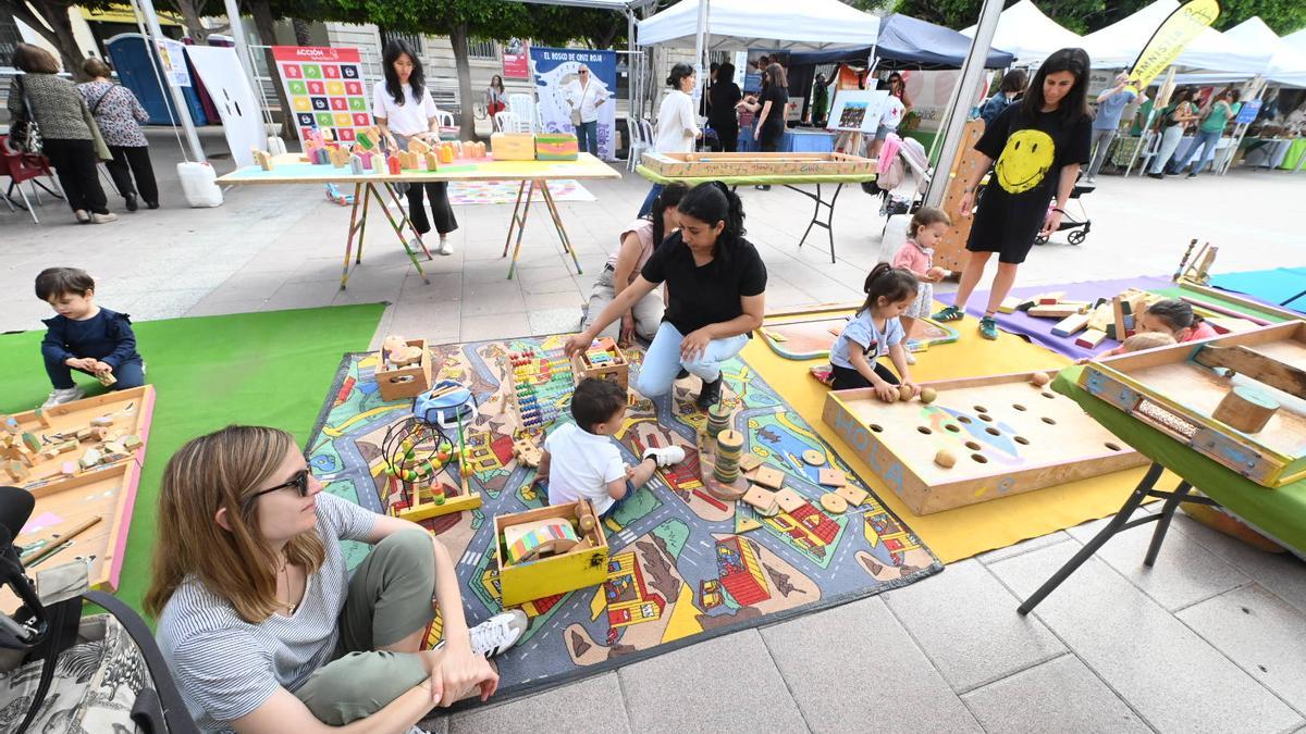 Las imágenes de la Jornada del Comercio Justo en Huerto Sogueros