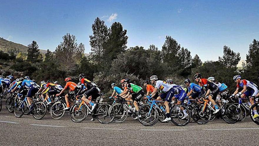 La Vuelta a España, a su paso por el Oronet.