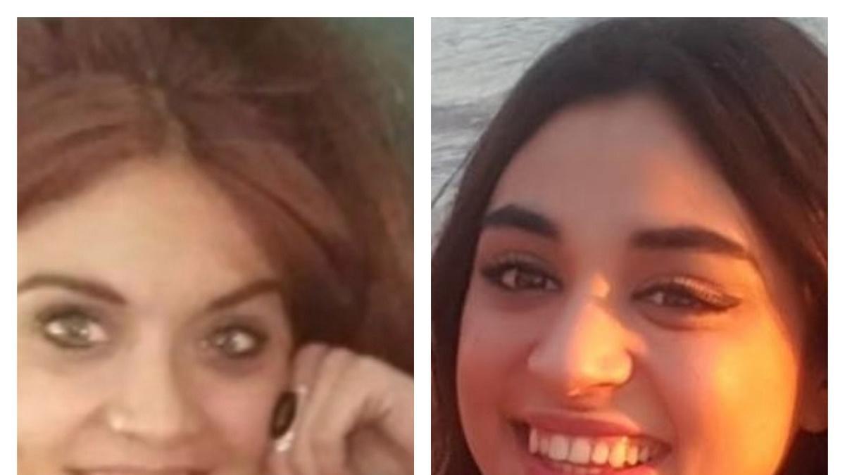 Marta Calvo, de 25 años, asesinada en Manuel el 7 de noviembre. A la derecha, Wafaa Sebbah, desaparecida en Carcaixent el 17 de ese mes.