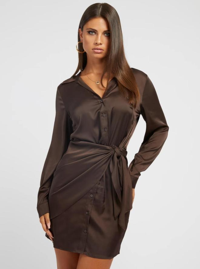 Vestido satinado de Guess