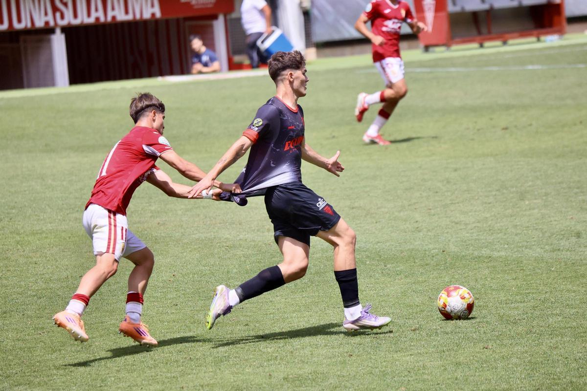 Las mejores imágenes del partido entre el Real Murcia Imperial y el Olímpico de Totana
