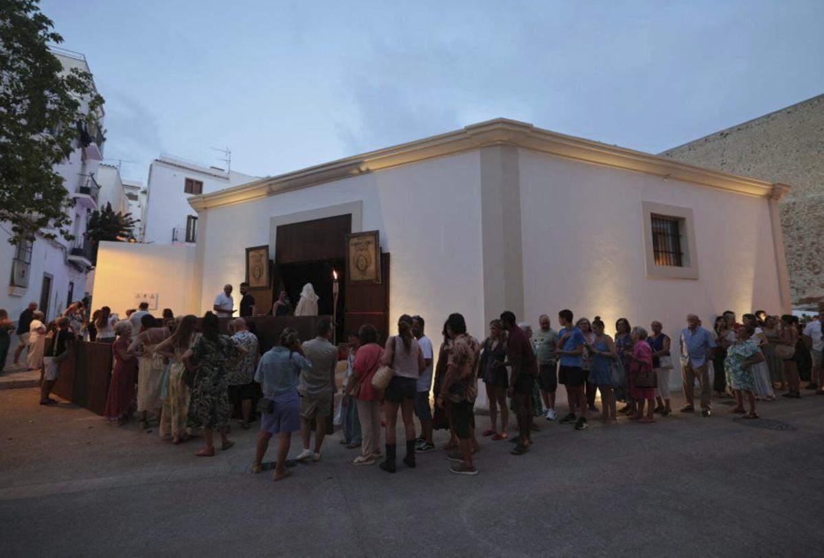 Entorno de Sa Peixateria el día de la inauguración de la exposición.