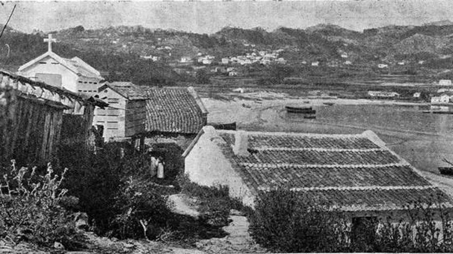 A aldea de Vilariño en 1909. |   // VIDA GALLEGA