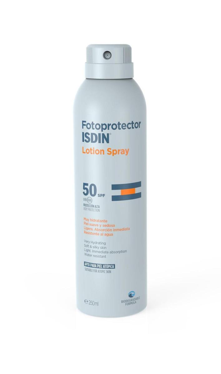 Loción Spray, de ISDIN (precio: 25 90 euros)