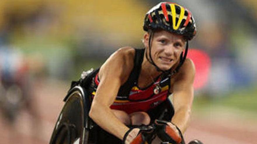 La atleta paralímpica belga Marieke Vervoot.